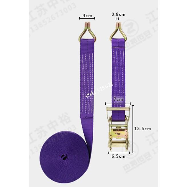 Dây chằng hàng Ratchet tăng đơ chịu lực 2 tấn