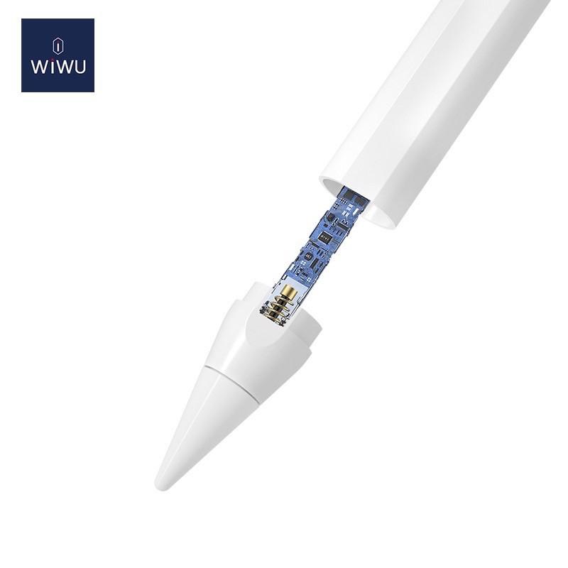 Bút Cảm Ứng WiWu Pencil Pro (viết vẽ nghiêng hơn 60 độ, chống tì tay , hút nam châm)