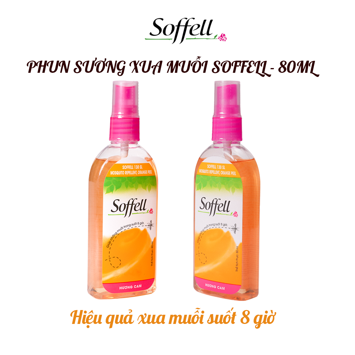 PHUN SƯƠNG XUA MUỖI SOFFELL - 80ML