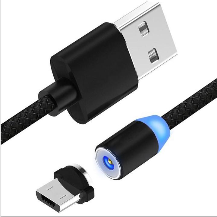 Cáp sạc TỪ dây dù 3 ĐẦU