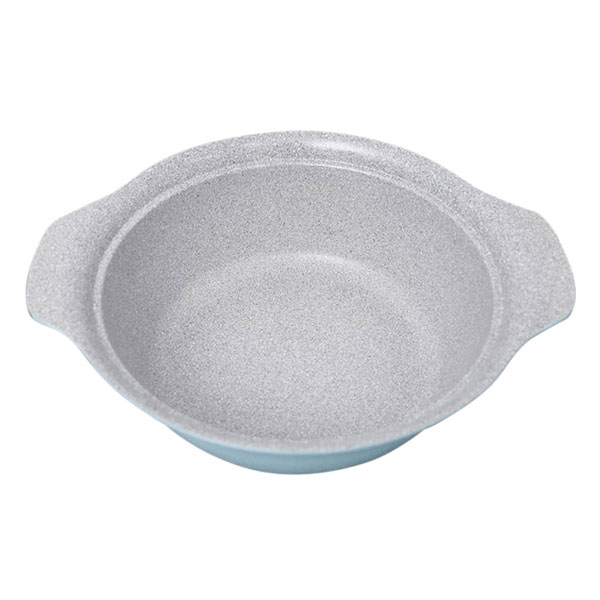 Nồi Ceramic Vân Đá Đáy Từ ILO Kitchen Hàn Quốc Nắp Kính - Xanh