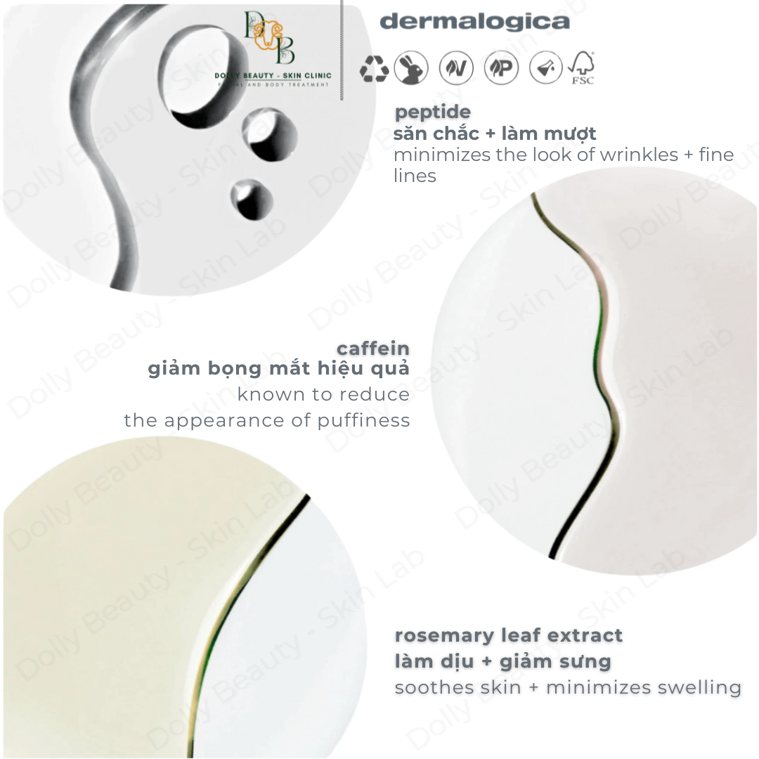 [DERMALOGICA] Kem dưỡng mắt dạng gel giúp mắt khoẻ AWAKEN PEPTIDE EYE GEL đánh thức vùng mắt từ sâu bên trong