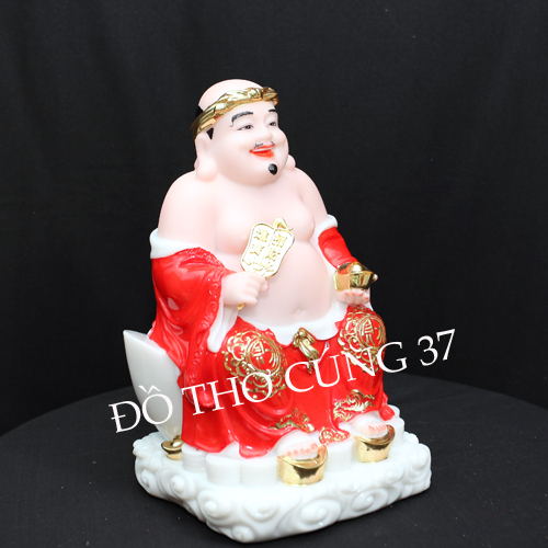 THẦN TÀI THỔ ĐỊA MÀU ĐỎ - BỘT ĐÁ CAO CẤP - HÀNG NHẬP KHẨU