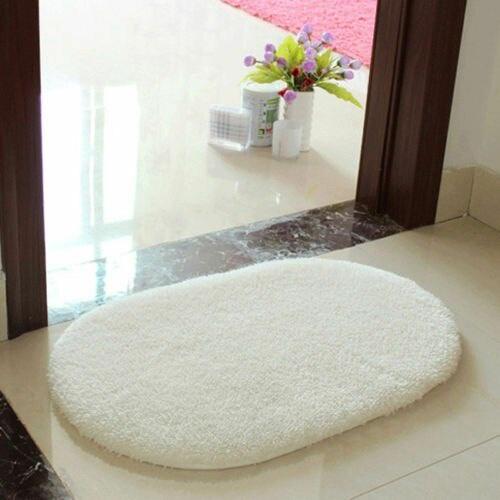 1PC Absorbent Soft Bathroom Bedroom Floor Non-slip Mat Memory Foam Bath Shower Rug E
