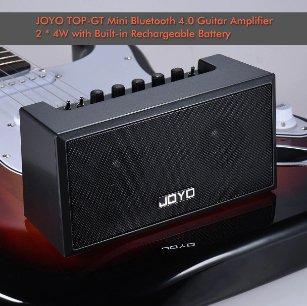 JOYO TOP-GT - Amplifier guitar mini đa năng kết nối bluetooth 4.0 có app smartphone (Gồm loa, nguồn, dây cáp 3.5mm, sách hướng dẫn) - Hàng chính hãng