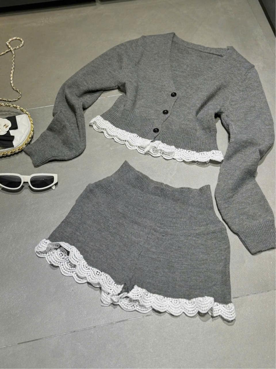 Set len viền bèo baby - HGZ BY JOLIE
