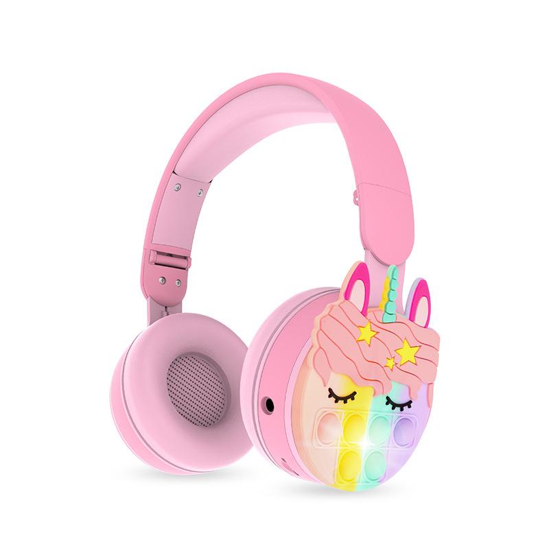 Tai nghe bluetooth hoạt hình với tai nghe nhẹ cho trẻ em