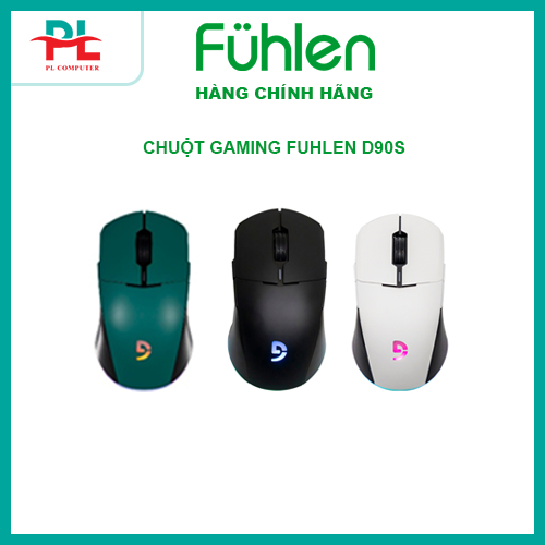 Chuột Fuhlen D90s Wireless Green - Hàng Chính Hãng