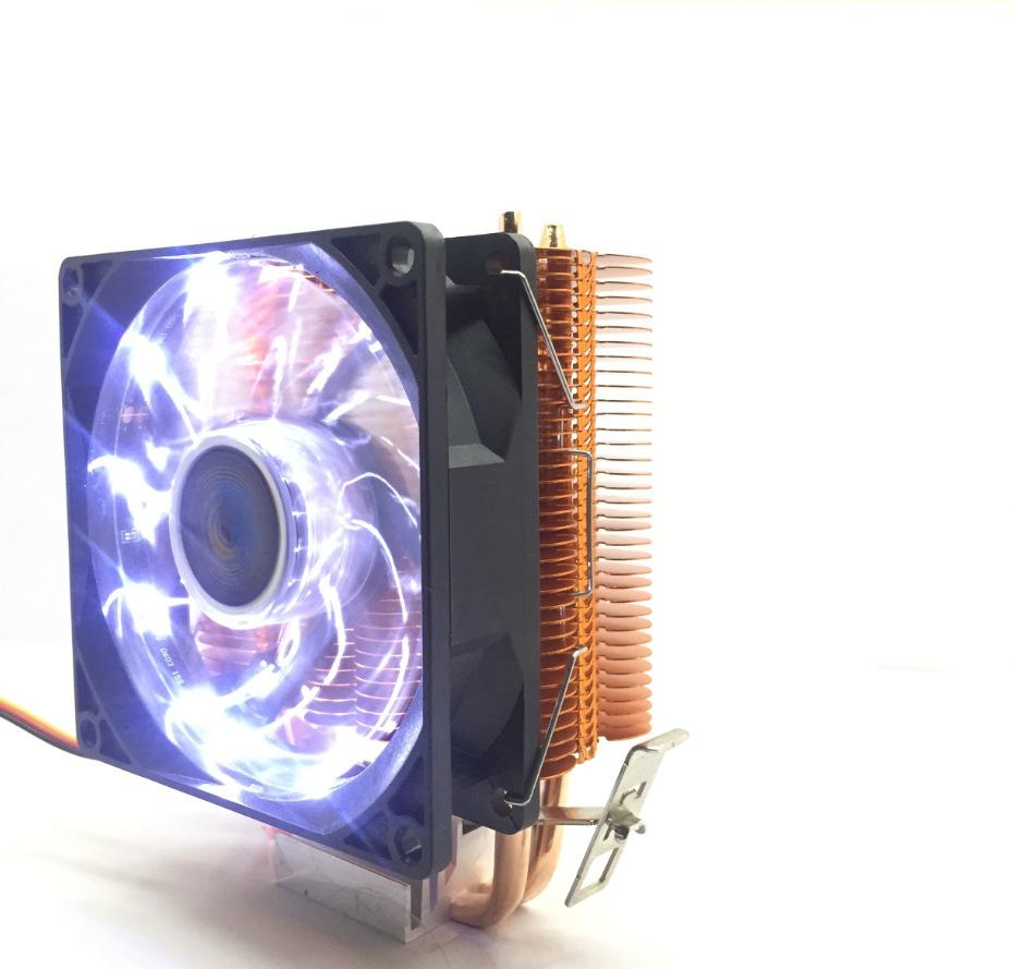 Phiên bản điều khiển nhiệt độ bốn dây Lanshuo Jinzun thuận lợi nhất có đèn 4 ống đồng Bộ tản nhiệt CPU đa nền tảng AMD1366 1155