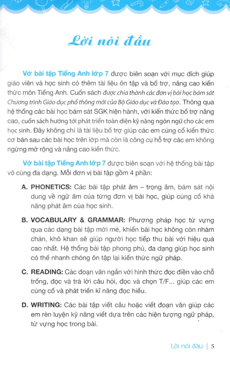The Langmaster - Vở Bài Tập Tiếng Anh Lớp 7 - Tập 2 - MT