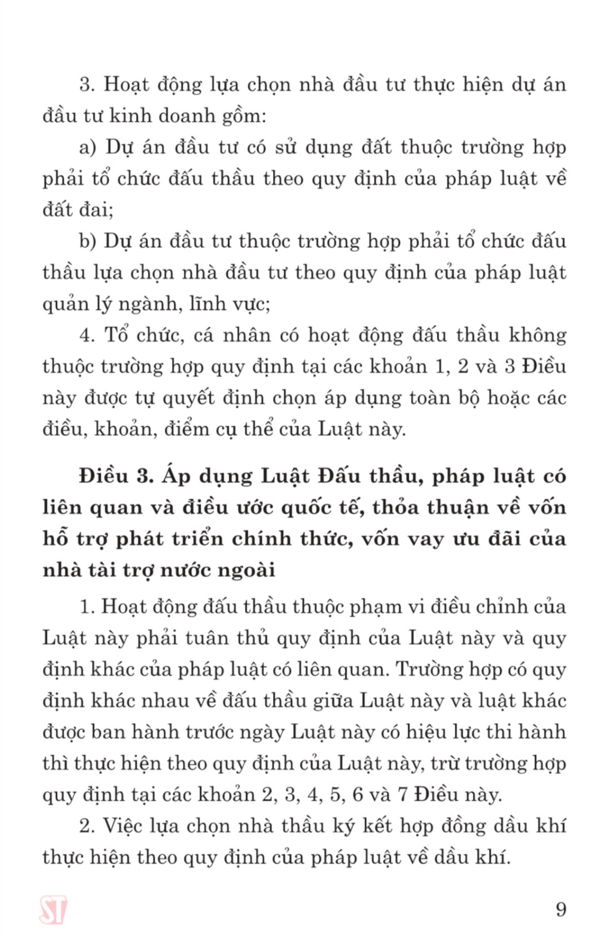 Luật đấu thầu (bản in 2024)