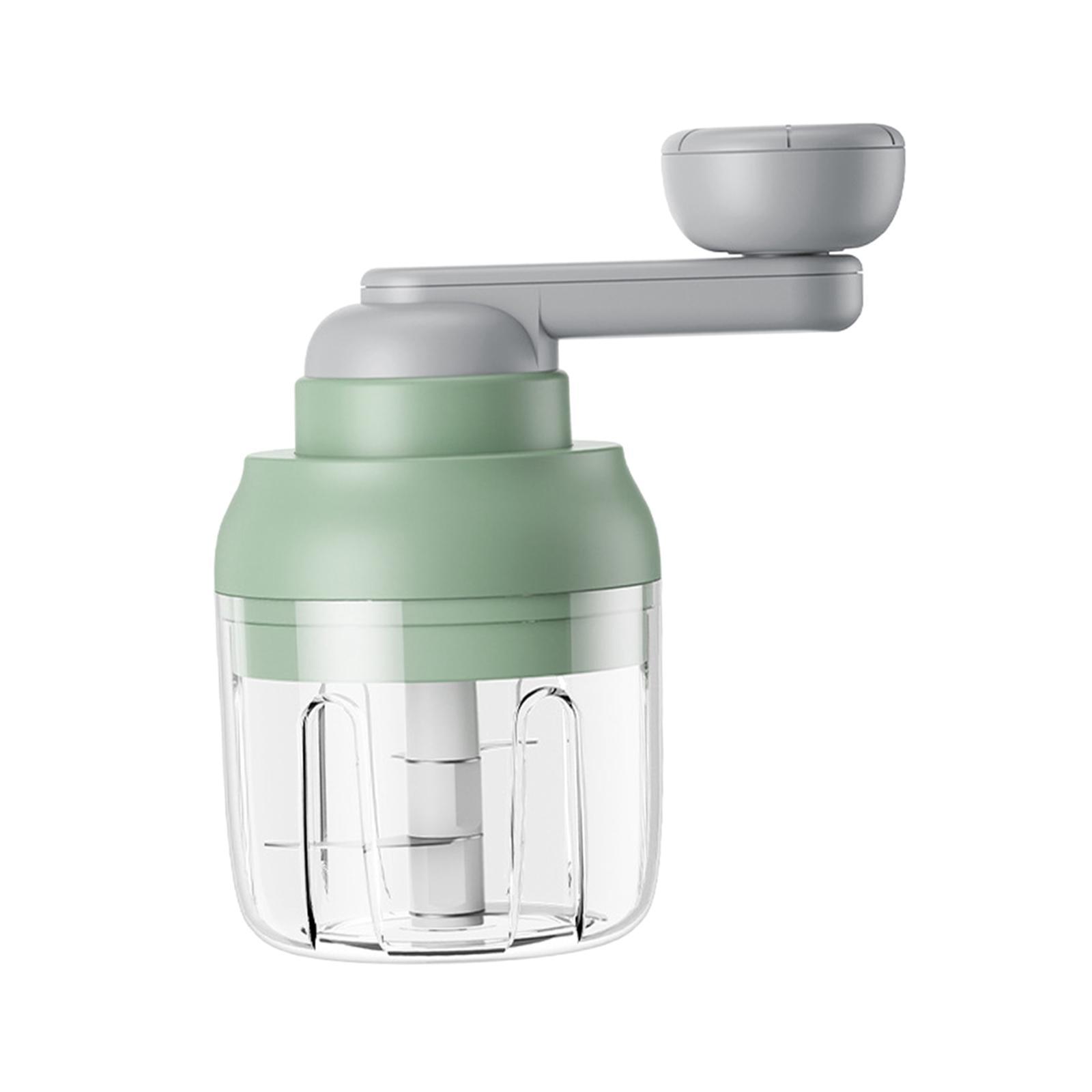 Food Chopper Vegetable Chopper Cordless Detachable Powerful Small Mincer Hand Chopper Garlic Chopper for Guacamole, Coleslaw, Indian Cooking