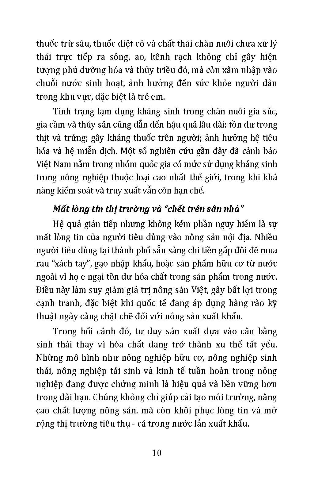 Nông Nghiệp Hữu Cơ - Nông Dân Xanh Trong Xã Hội Mới, Kinh Tế Tuần Hoàn