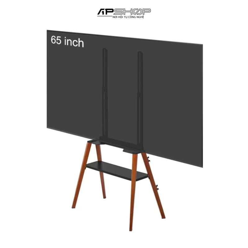 Khung Treo TV Chân Gỗ Brateck FS36-44F-02 (43"-65") – Hàng Chính Hãng