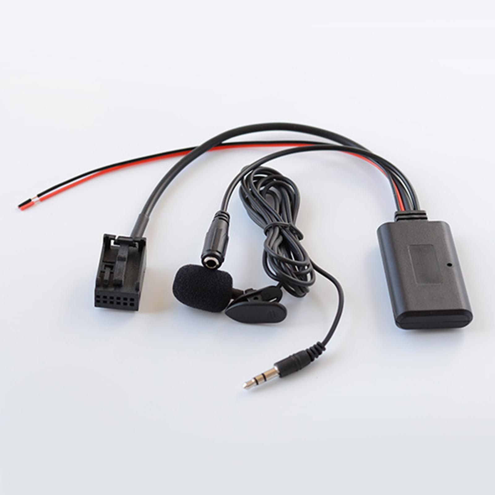Bluetooth 5.0 Car Stereo AUX Cable Adapter Installation Plug Handsfree AUX Audio Fit for BMW Z4 E85 x3 E83 for COOPER R50 S R53