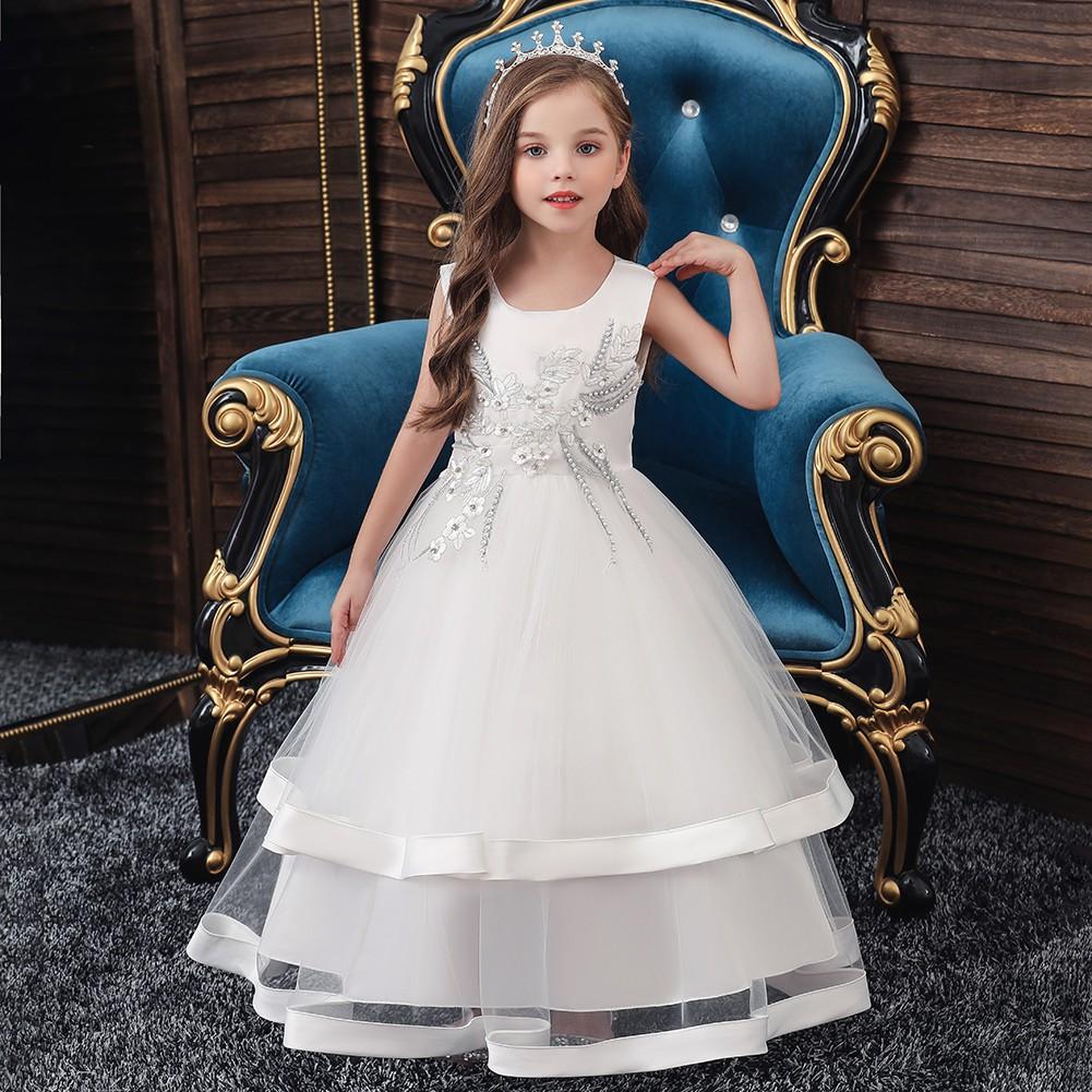 Đầm công chúa bé gái- đầm bé gái- đầm bé gái đi dự tiệc- đầm bé gái đi diễn văn nghệ-đầm dài cho bé- đầm dạ hội-at316