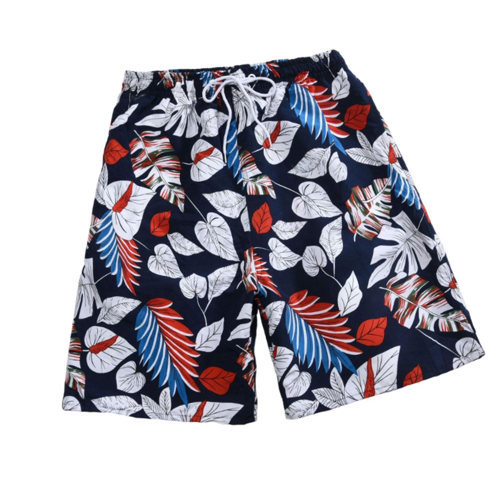 Beach Shorts Men Summer Shorts Breathable Lightweight Trendy Beach Swimsuit Swimming Trunks for Shopping Sports Drifting Travel Party