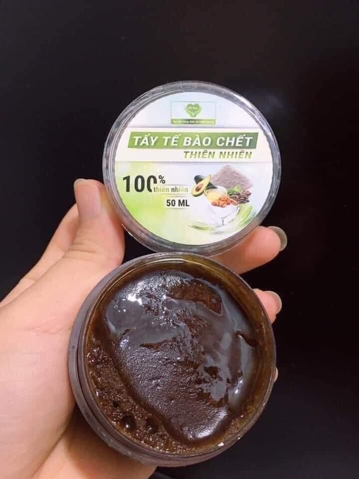 TẨY TẾ BÀO CHẾT MẶT THIÊN NHIÊN MẸ KEN hủ 50ML- tẩy tế bào chết mặt, sạch mụn cám, sạch da chết
