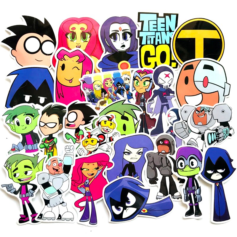 Set 30 Sticker Teen Titans Go!