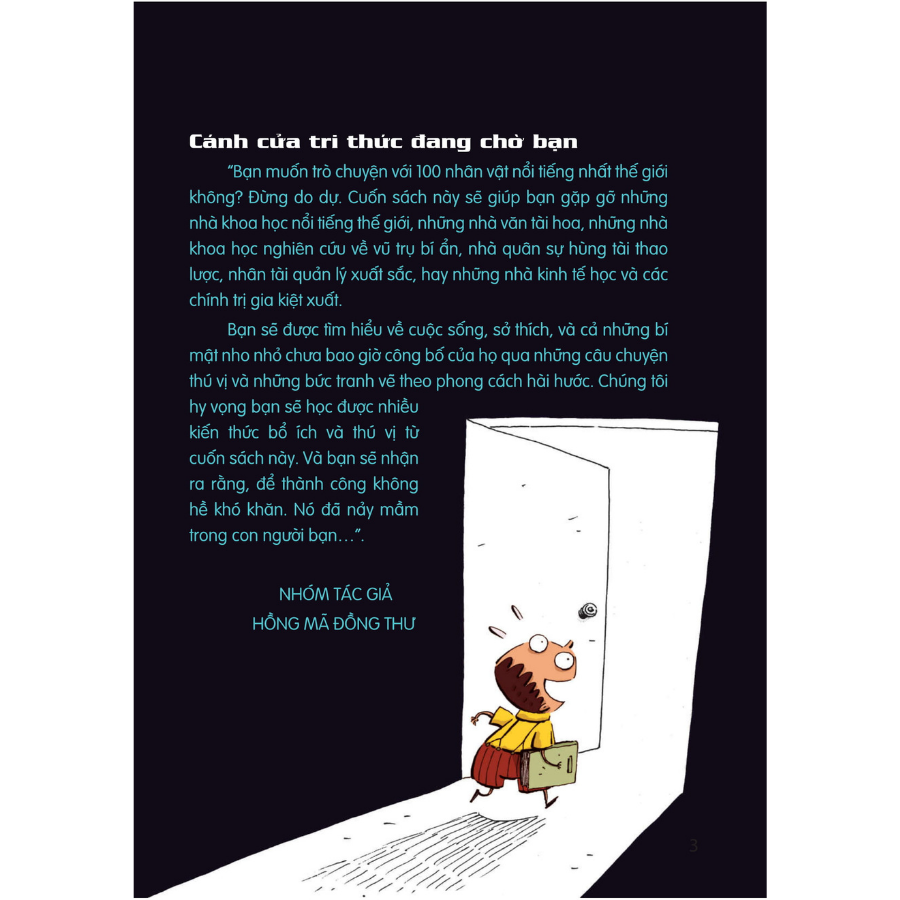 Trường học Danh nhân TG - Danh nhân thúc đẩy sự tiến bộ