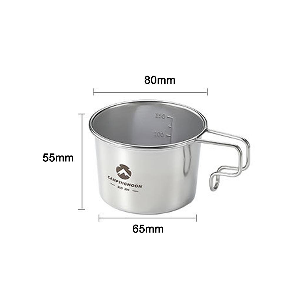 Set Nồi Nấu Nướng Ngoài Trời Thép Không Gỉ Ngoài Trời 160Ml Campingmoon S180