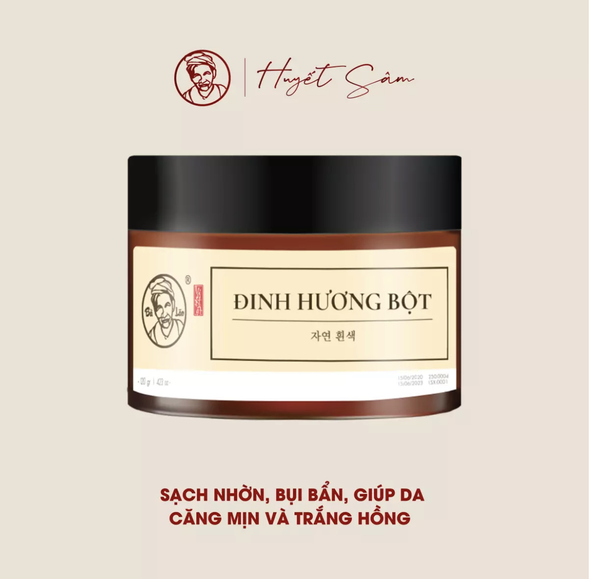 Combo Bà Lão: Serum Mụn Sẹo Nám Cao Cấp 30ml + Đinh Hương Bột 120g