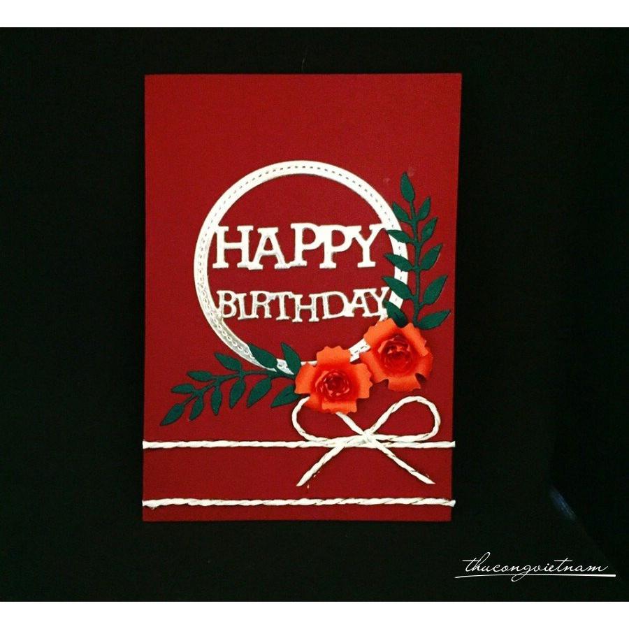 Thiệp "Happy Birthday" - 10x15cm