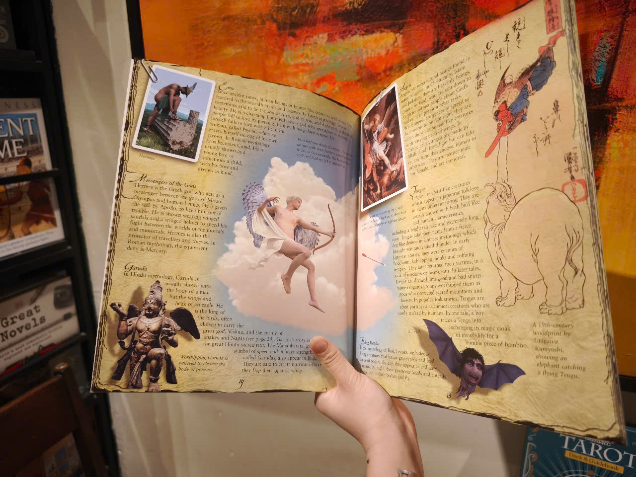 Sách - An Illustrated Guide To Mythical Creatures by David West - Mythology/ Fantasy in English