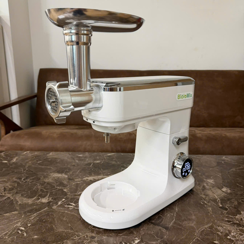 Máy trộn bột, xay thịt, nhồi xúc xích 6 trong 1 thương hiệu Mỹ cao cấp Biolomix BM606EG - Hàng Nhập Khẩu