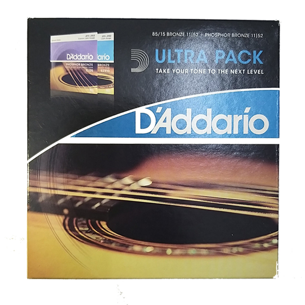 D'Addario Ultra Pack EJ26 + EZ910 - Combo dây đàn guitar acoustic D'addario EJ26 + EZ910