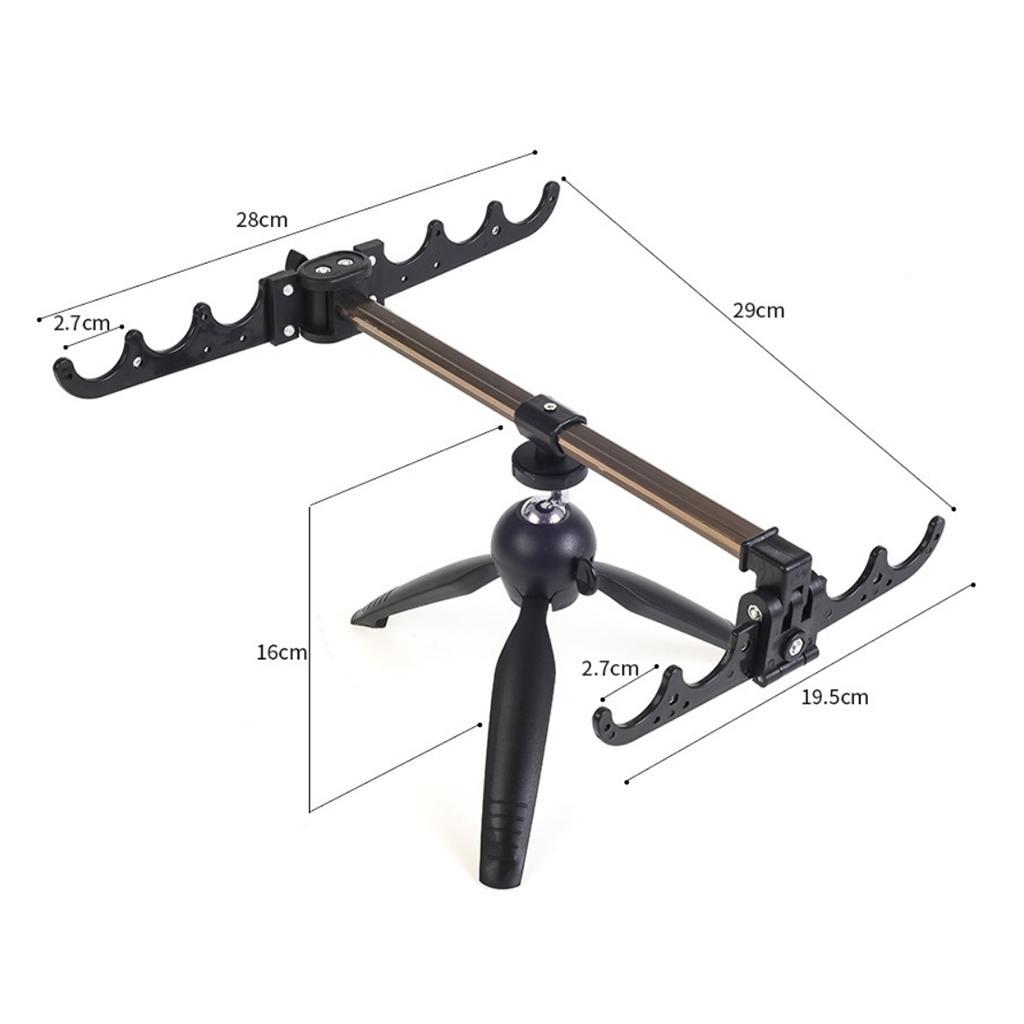 Portable Fishing Rod Holder Adjustable Lightweight Folding Ice Pole Mount