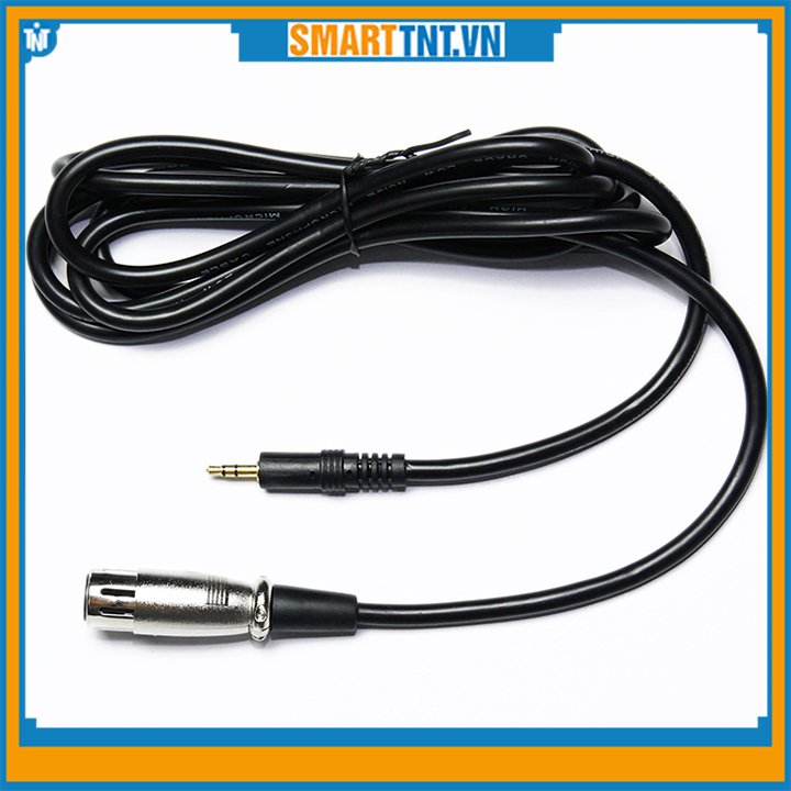 Dây micro míc thu âm 5V XLR chân cắm 35.mm cao cấp