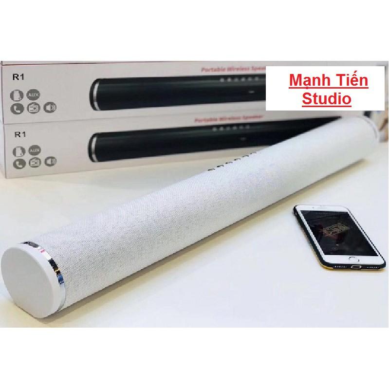 Loa bluetooth soundBar R1 âm thanh sống động tích hợp đồng hồ led nghe nhạc hát karaoke... bảo hành 12 tháng