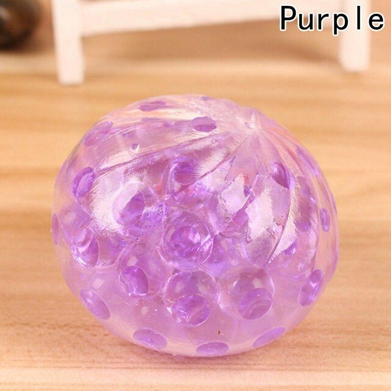 cFun Anti-Stress Clear Squishy Mesh Venting Ball Grape Squeeze Sensory Fruity Toyz