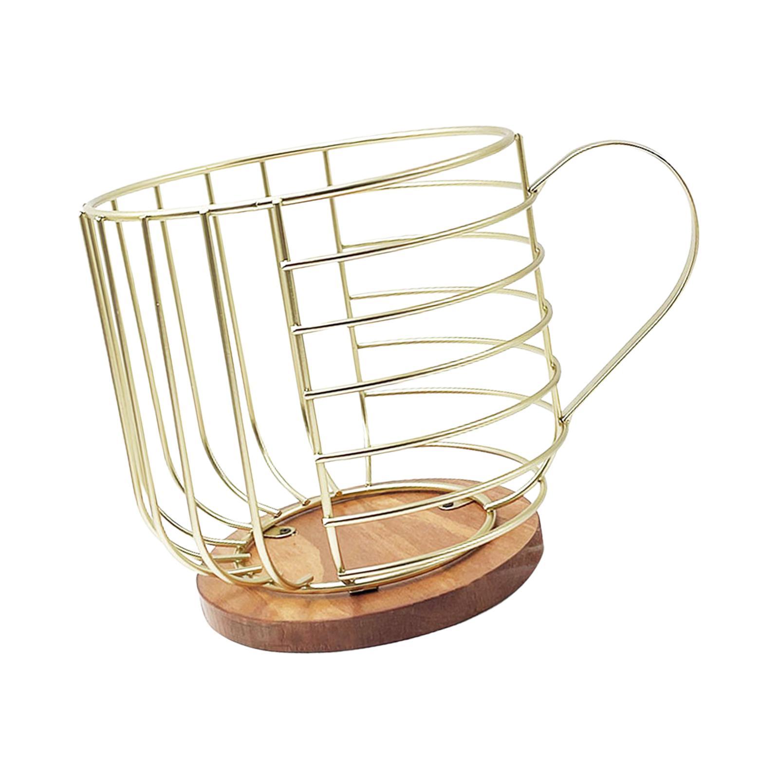 Coffee Pod Holder Organizer Cup Wire Coffee Pod Basket for Kitchen Pod