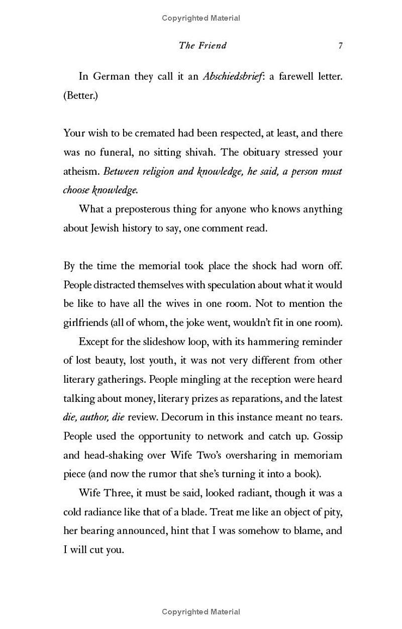 Sách ngoại văn: The Friend (National Book Award Winner)