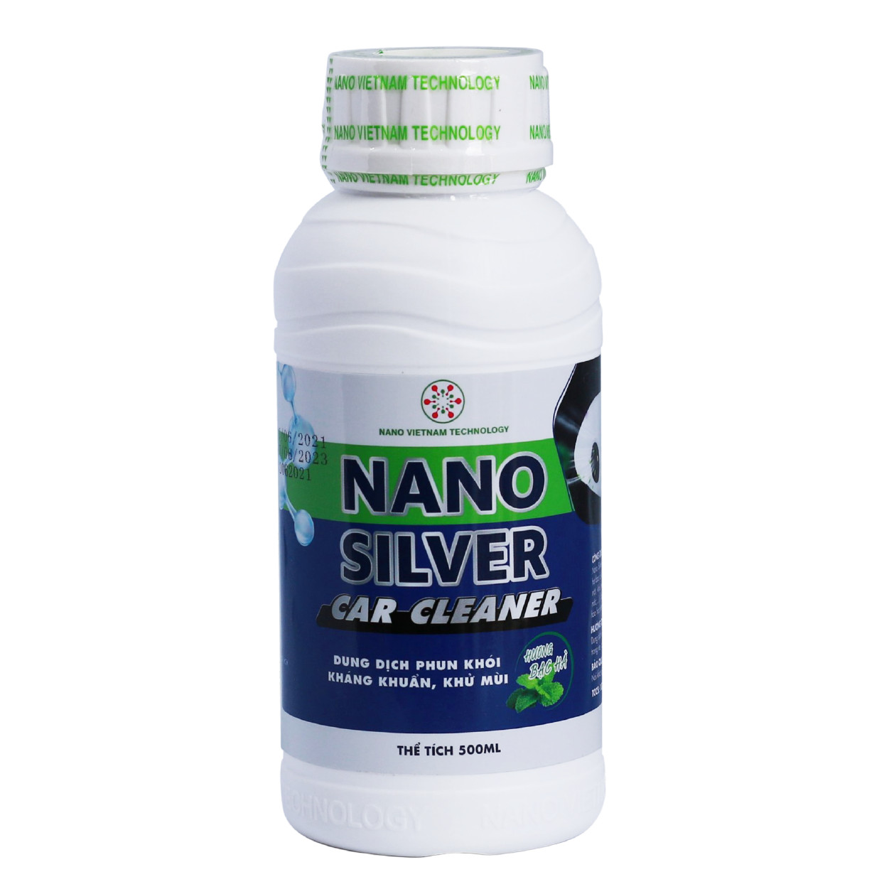 Nano Silver Car Cleaner 100% nguyên chất Nano Vietnam Tech kháng khuẩn, khử mùi 500ML