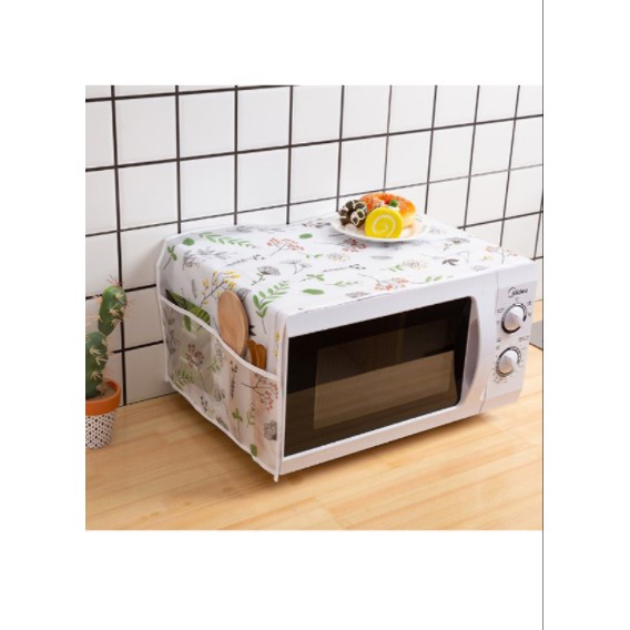 Trùm lò vi sóng có ngăn đựng đồ, chống thấm - có nhiều hoạ tiết - giao ngẫu nhiên