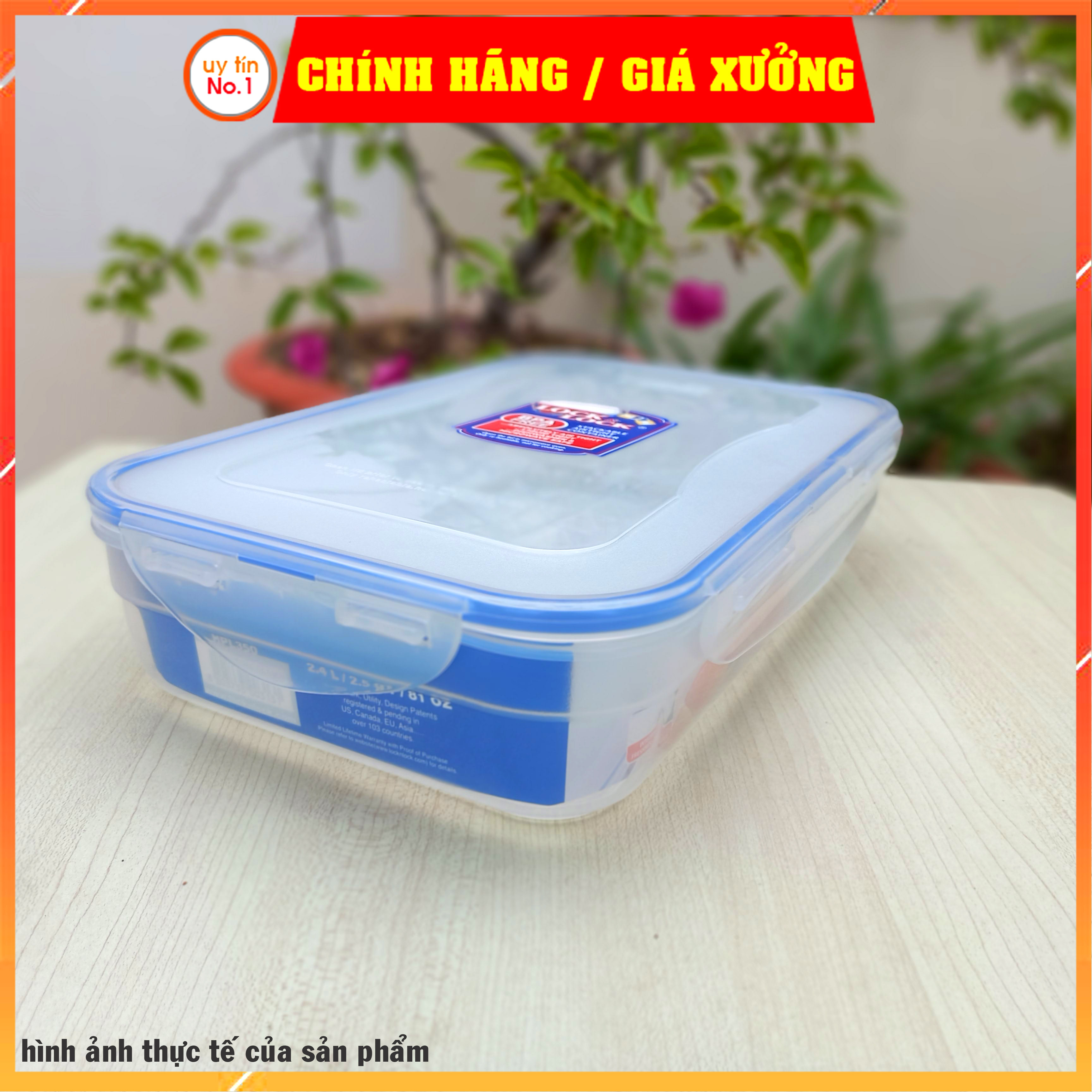 Hộp nhựa đựng thực phẩm LOCK&LOCK chính hãng HPL350 2400ml
