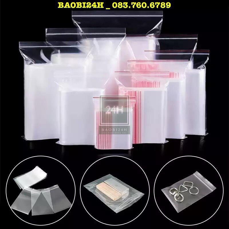 0,5KG - 1KG Túi Zip Viền Đỏ. Túi Zip chỉ đỏ dùng để đựng thuốc, phụ kiện, thực phẩm.