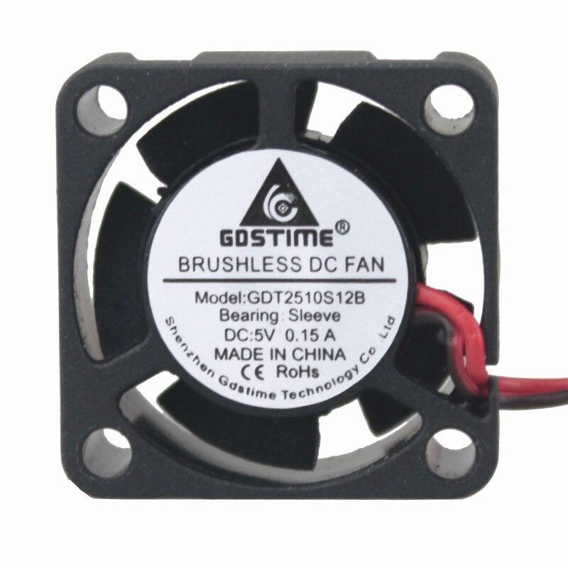 Gdstime 1 Piece DC 1V 111s 11x11x1mm Small Micro Equipment Brushless Cooling Fan 11mm x 1mm 1Pin 1.0 11RPM