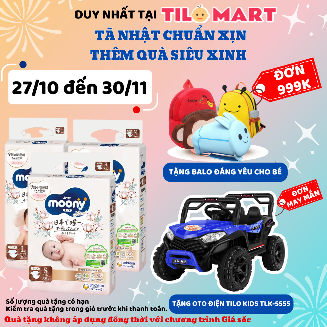 Bỉm quần Moony natural XL32
