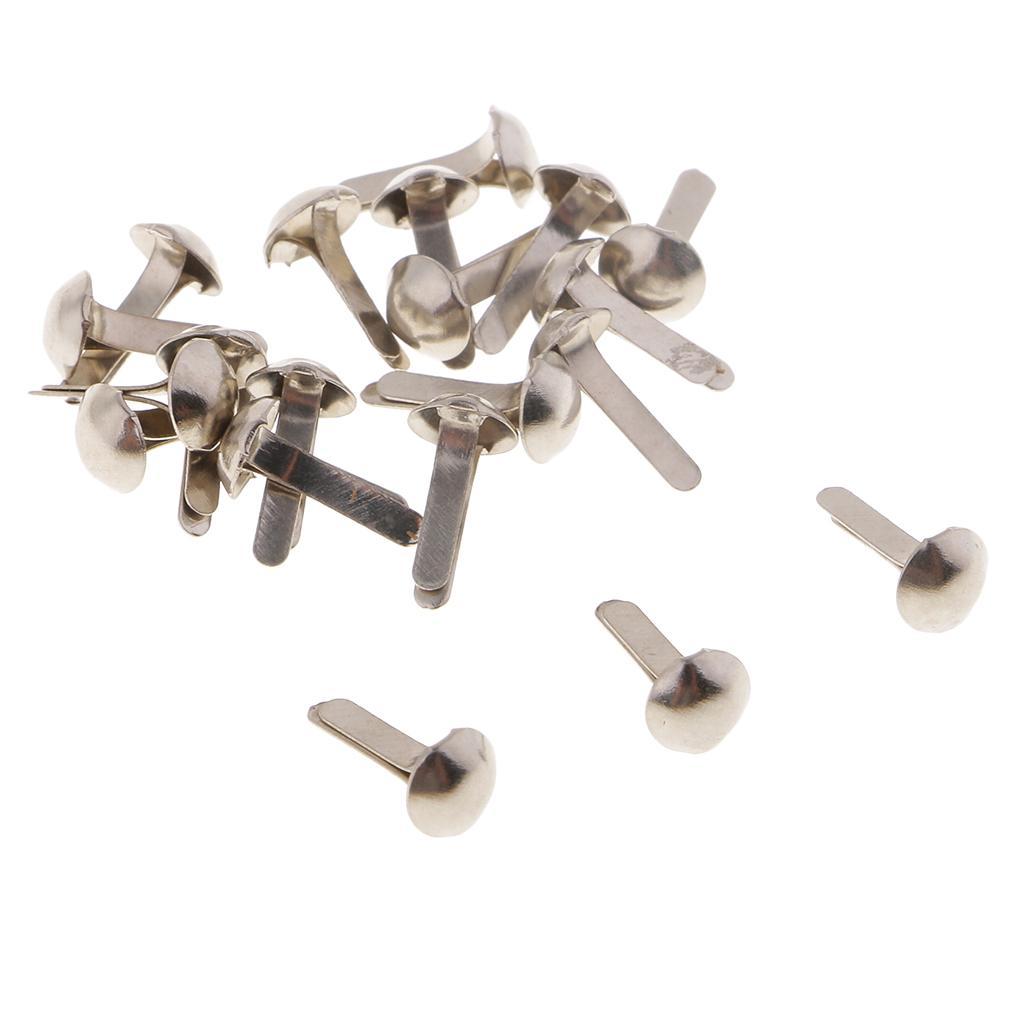 600pcs Metal Brads Decorative Paper Fasteners Scrapbooks Crafts Decorations