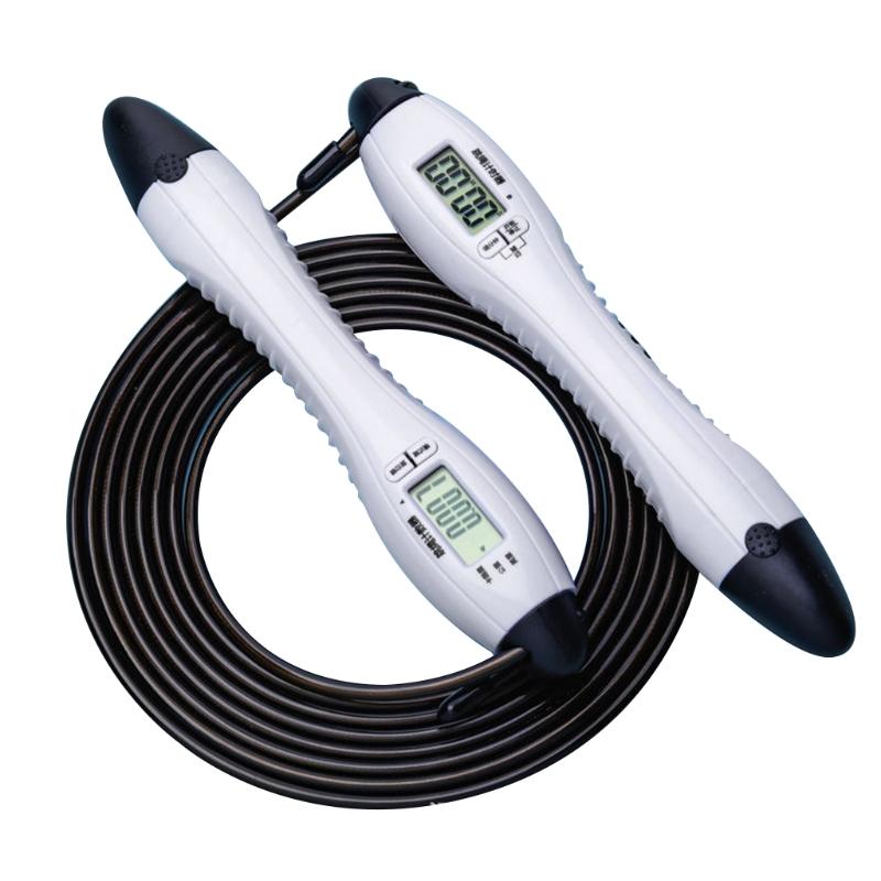 N80A Nam Nữ Unisex Màn Hình LCD Màn Hình Hiển Thị Kỹ Thuật Số Bỏ Qua Nhảy Dây Tập Thể Dục Đào Tạo Có Thể Điều Chỉnh Lượng Calo Phản Cáp Tập Luyện
