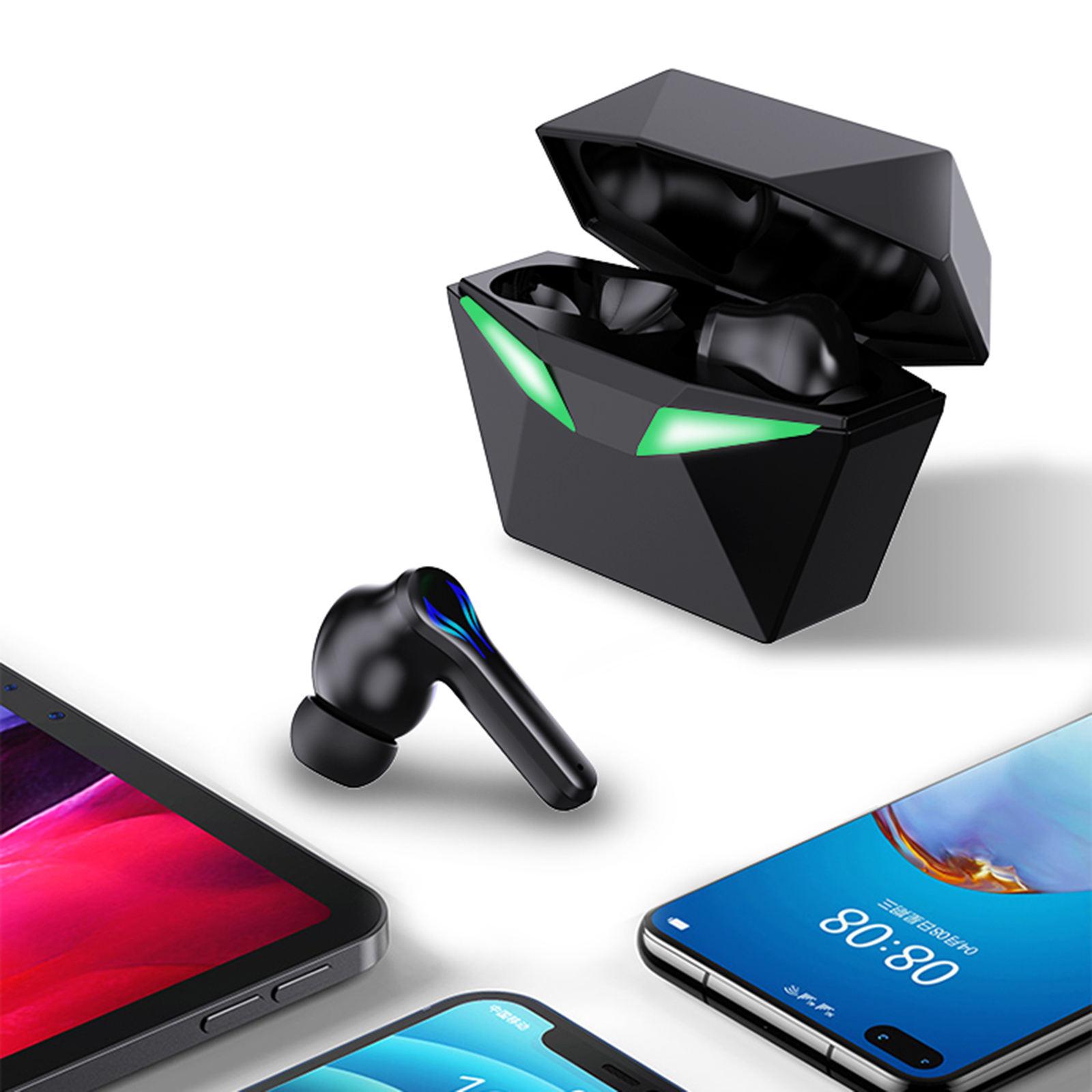 Bluetooth Gaming Wireless Earbuds IPX5 Waterproof for Sport Running Workout