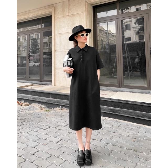 POLO DRESS - Đầm cổ suông dáng rộng