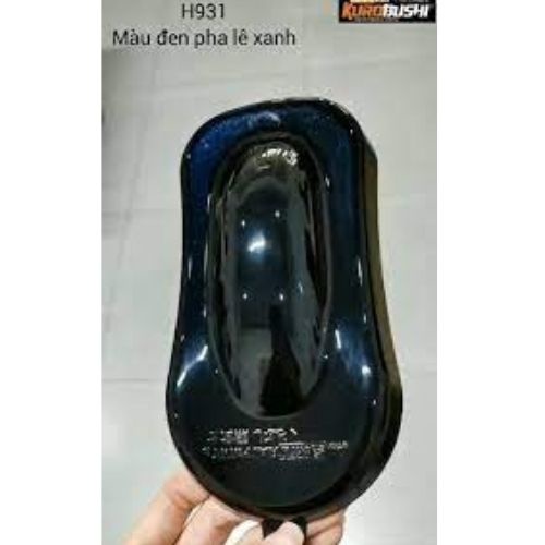 Sơn xịt Samurai Kurobushi - màu đen pha lê xanh H931