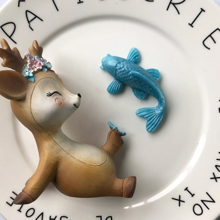 Khuôn silicon cá koi