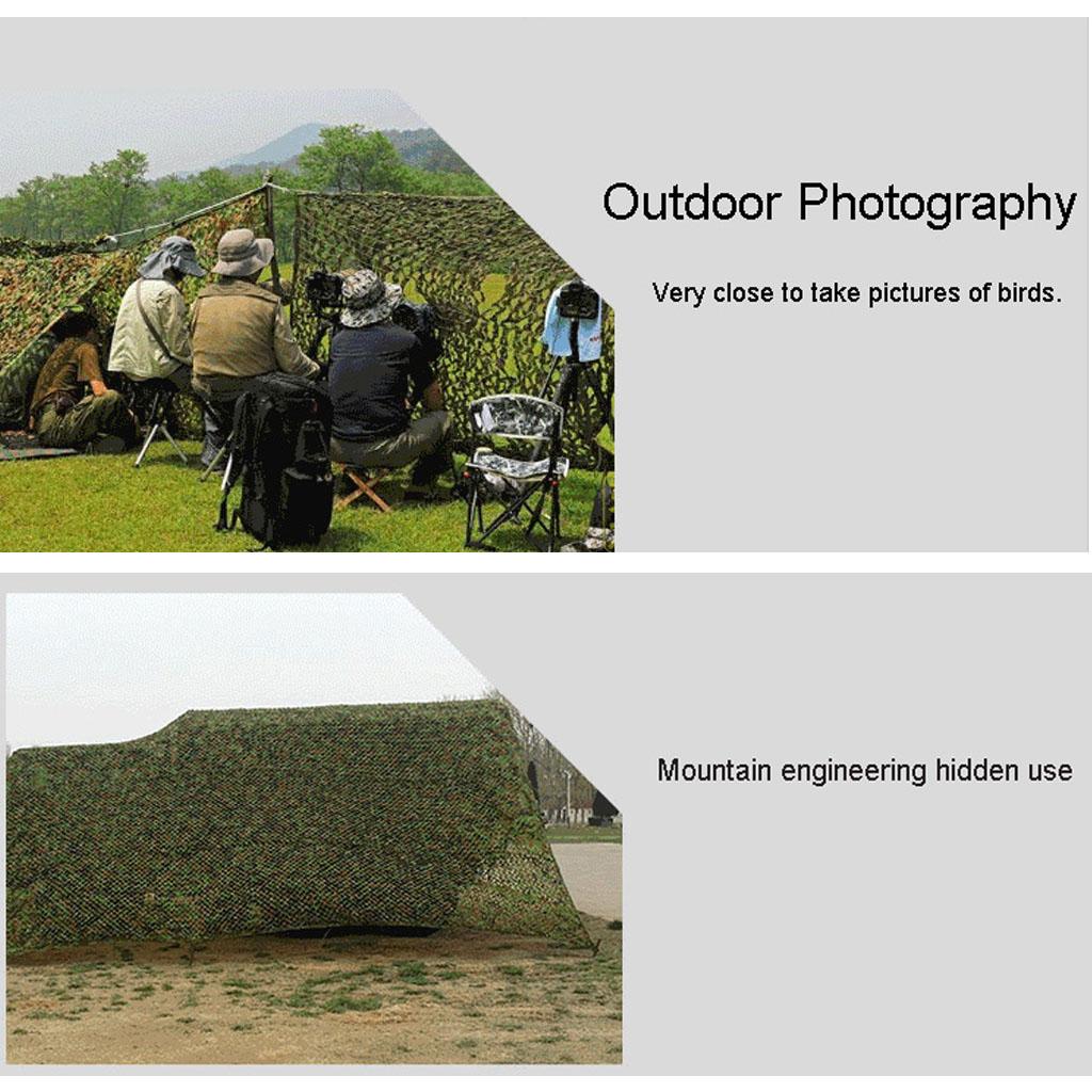 Hunting   Camouflage Net Woodland Leaves Camo Netting Cover 2m x 3m