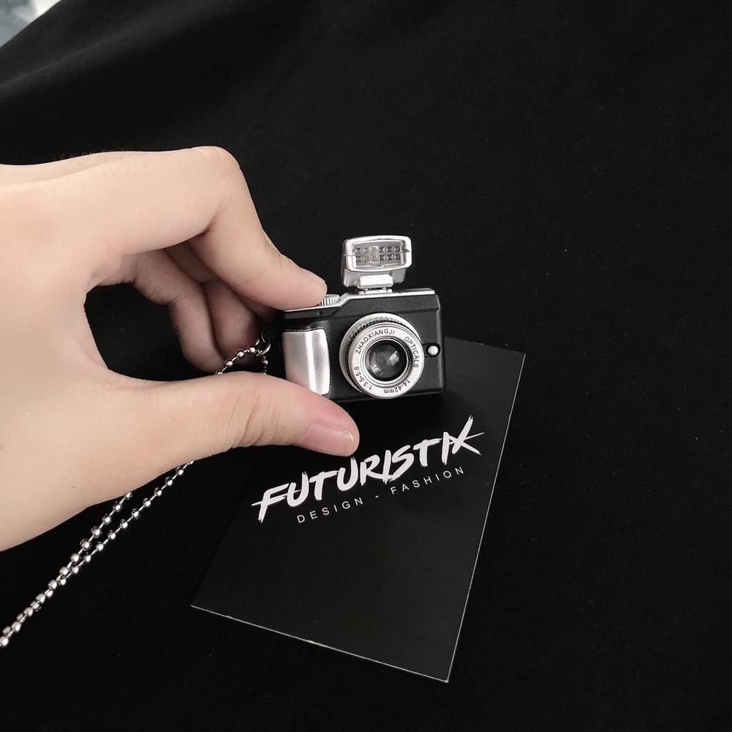 Dây chuyền mặt máy ảnh máy ảnh đèn LED, vòng cổ cho nam nữ độc lạ FuturistiX